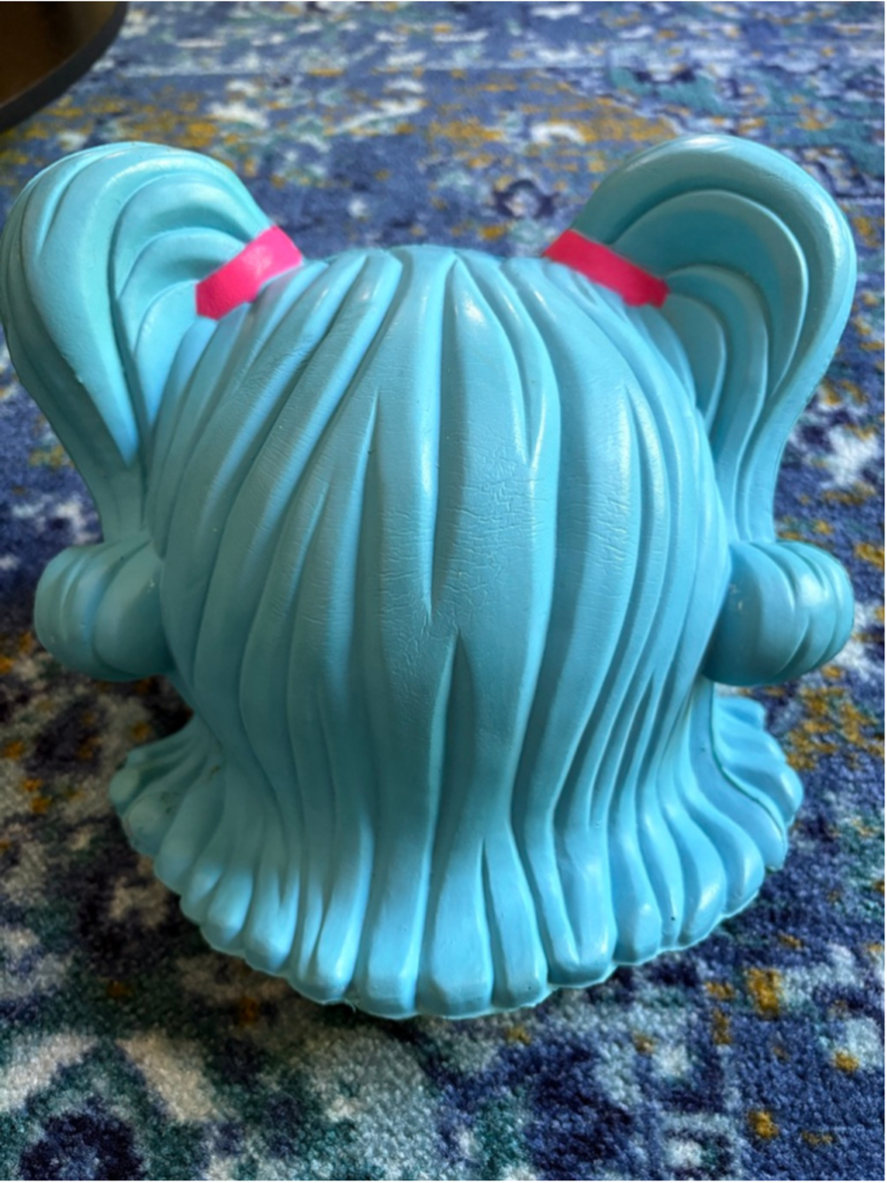 Toy Quest Blue Wig Costume Head Pink Pigtails Cosplay